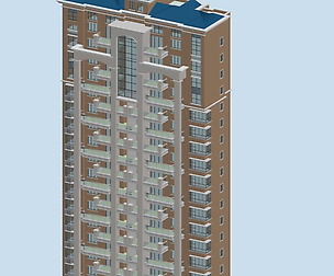 City office building architectural design  147