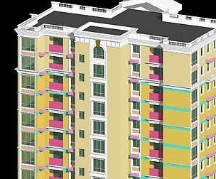 City office building architectural design  198