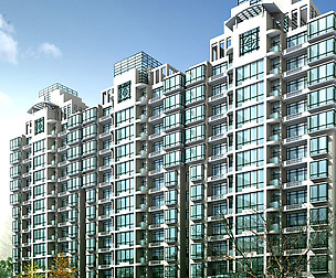 City office building architectural design  254