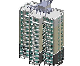 City office building architectural design  265