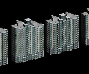 City office building architectural design  355