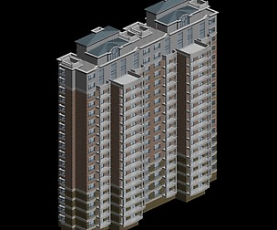 City office building architectural design  361