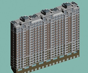 City office building architectural design  365