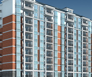 City office building architectural design  366