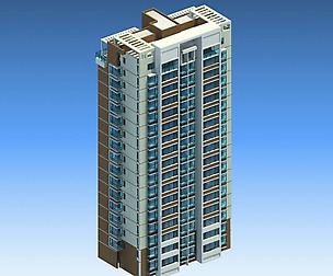 City office building architectural design  369