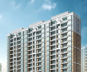 City office building architectural design  374