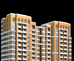 City office building architectural design  379
