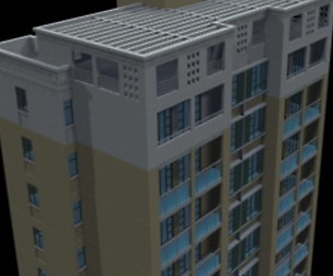 City office building architectural design  408