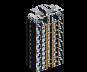 City office building architectural design  410