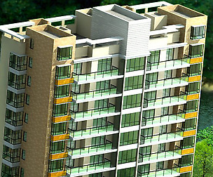 City office building architectural design  412