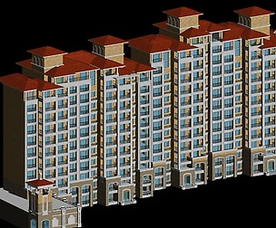 City office building architectural design  413