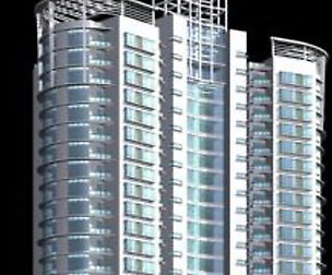City office building architectural design  415