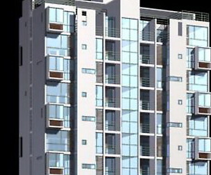 City office building architectural design  419