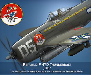 Republic P-47D Thunderbolt - Brazilian Air Force