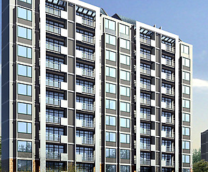 City office building architectural design  427
