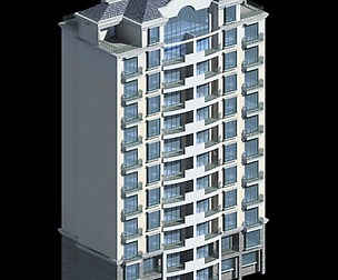 City office building architectural design  428