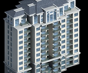 City office building architectural design  430