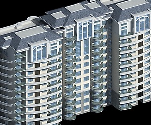 City office building architectural design  437