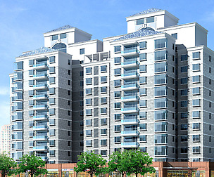 City office building architectural design  442