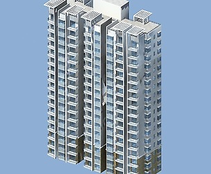 City office building architectural design  447