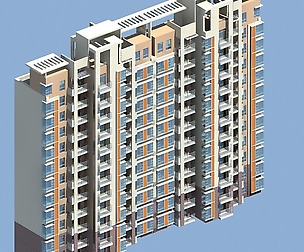City office building architectural design  449