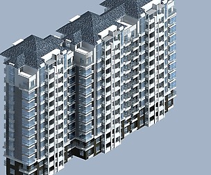City office building architectural design  450