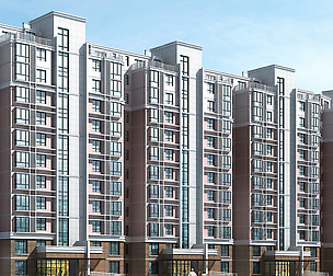 City office building architectural design  455