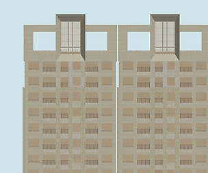 City office building architectural design  471