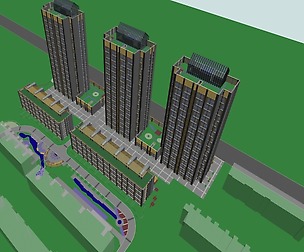 City office building architectural design  478