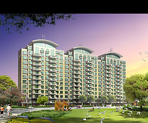 City office building architectural design  480