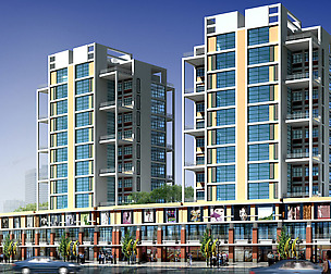 City office building architectural design  421