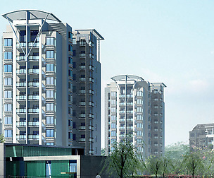 City office building architectural design  401