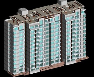 City office building architectural design  261