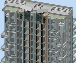City office building architectural design  161
