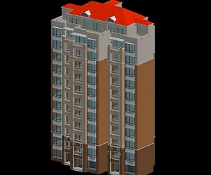 City office building architectural design  101