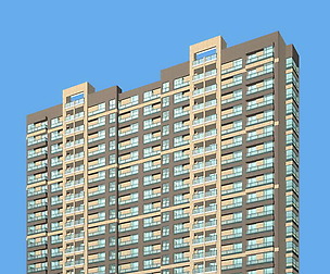City office building architectural design  041
