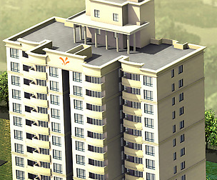 City office building architectural design  004