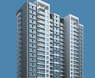 City office building architectural design  006