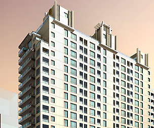 City office building architectural design  009