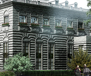 City ancient palace building luxury villas - 01