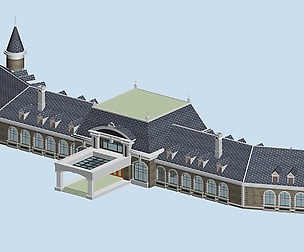 City ancient palace building luxury villas - 08
