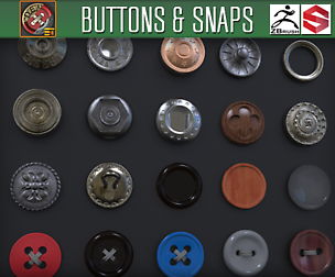 Round Buttons & Snaps