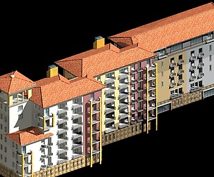 City ancient palace building luxury villas - 20