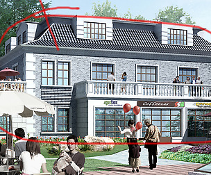 City ancient palace building luxury villas - 26