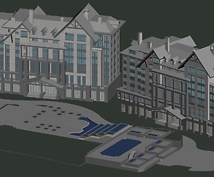 City ancient palace building luxury villas - 33