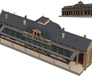 City ancient palace building luxury villas - 52