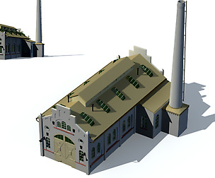 City ancient palace building luxury villas - 63