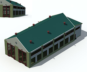 City ancient palace building luxury villas - 71