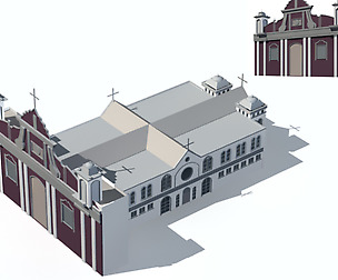 City ancient palace building luxury villas - 75