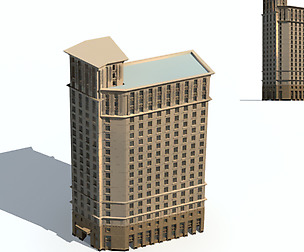 City ancient palace building luxury villas - 79